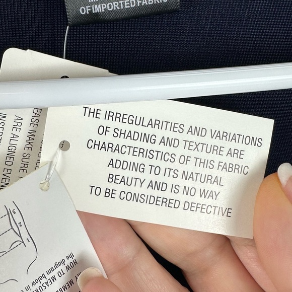 CitiKnits Petite Navy and Neon Green 3/4 Sleeve Jacket - Picture 4 of 13